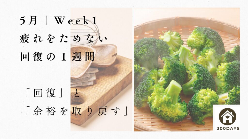 5月WEEK1疲れをためない回復の夕食設計PDFの表示画像